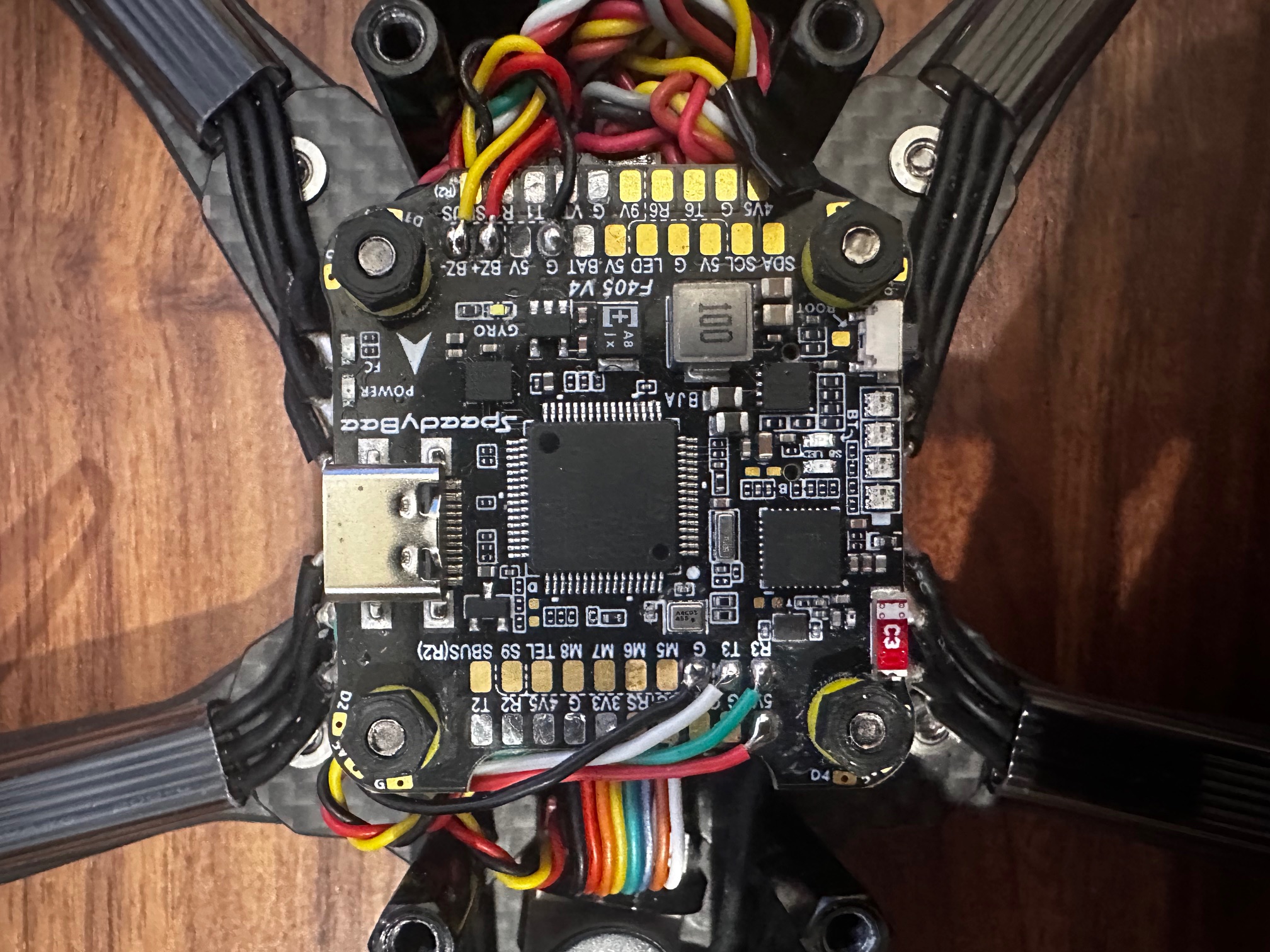 Final wiring connections to FC
